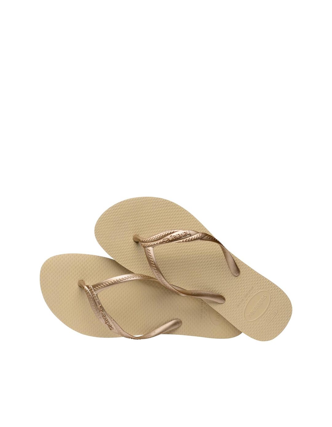 Chinelos Havaianas, Mulher, Dourado