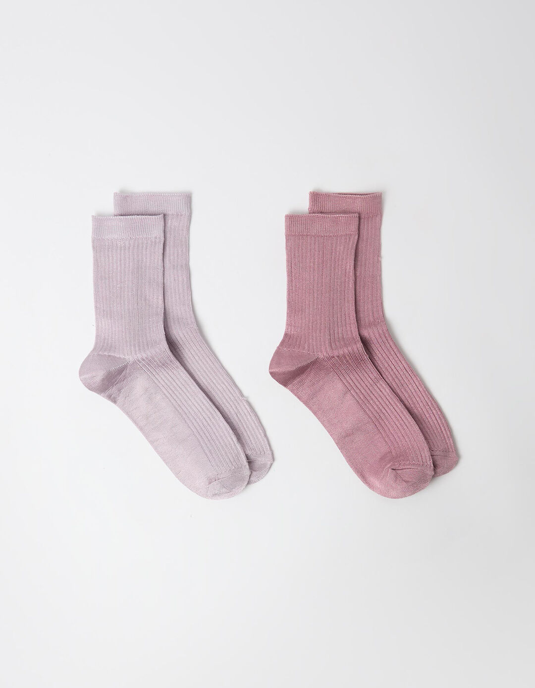 Pack 2 Pares De Meias, Mulher, Rosa