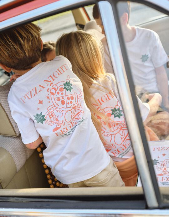 Comprar Online T-shirt Dia do Pai, Crian&ccedil;a, Branco