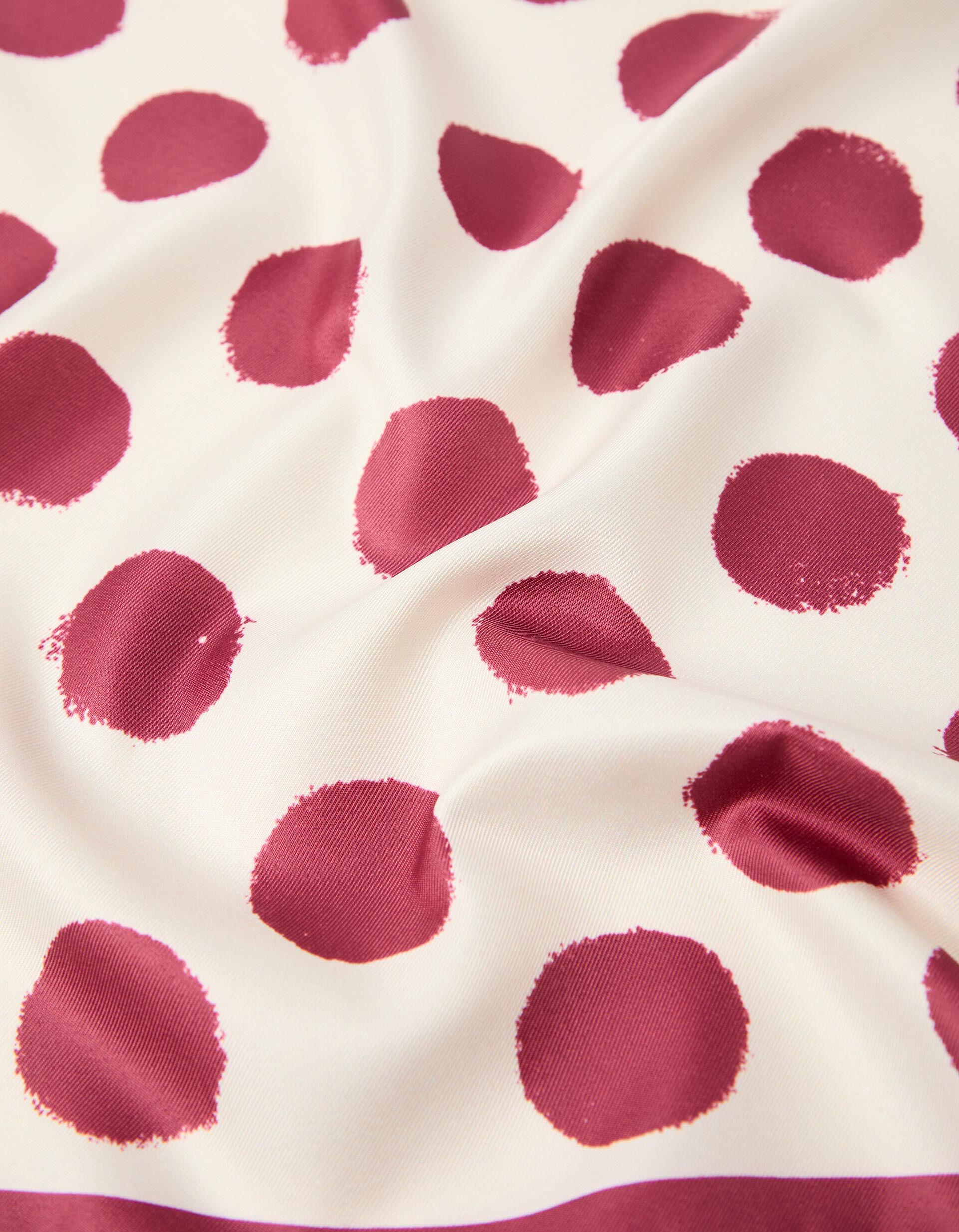 Comprar Online Len&ccedil;o De Bolinhas, Mulher, Vermelho Escuro