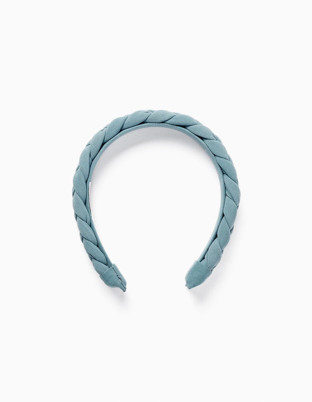 Fabric Headband with Braided Detail for Girls, Blue