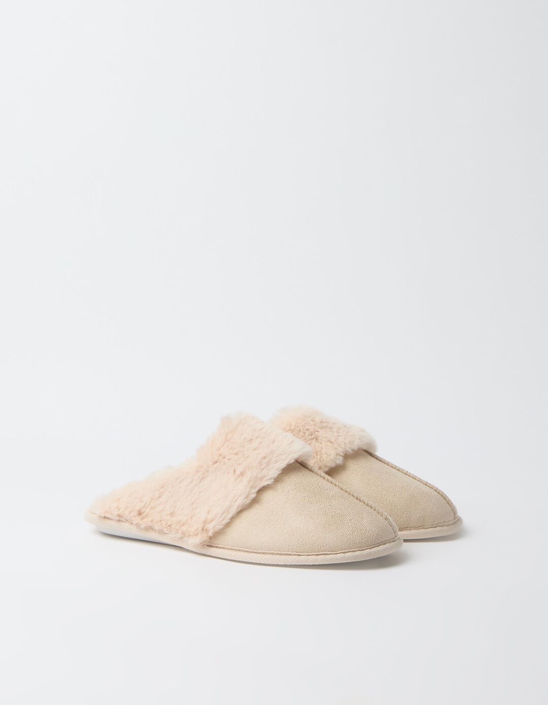 Chinelos De Quarto, Mulher, Bege