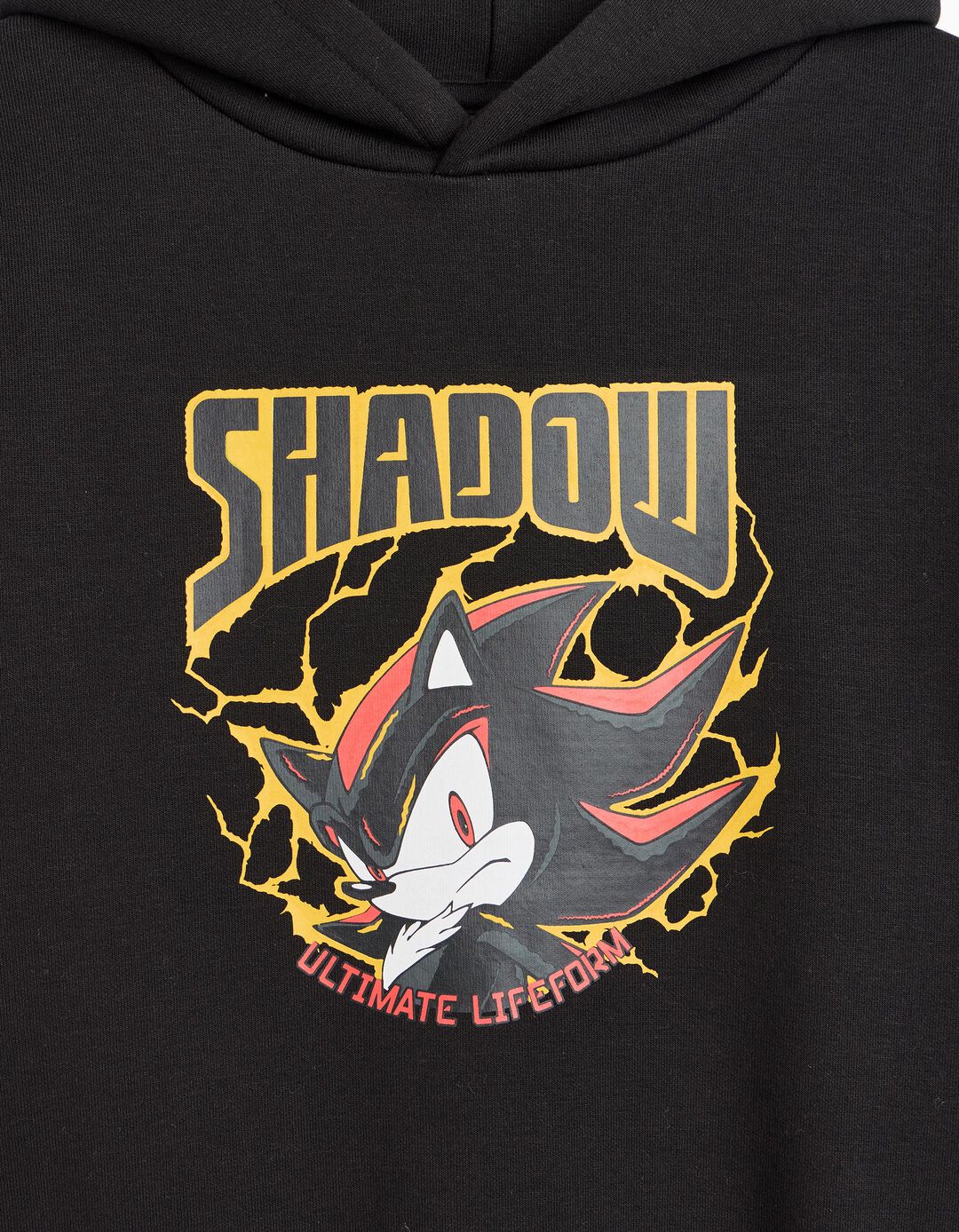 Sweatshirt De Felpa 'Sonic', Menino, Preto