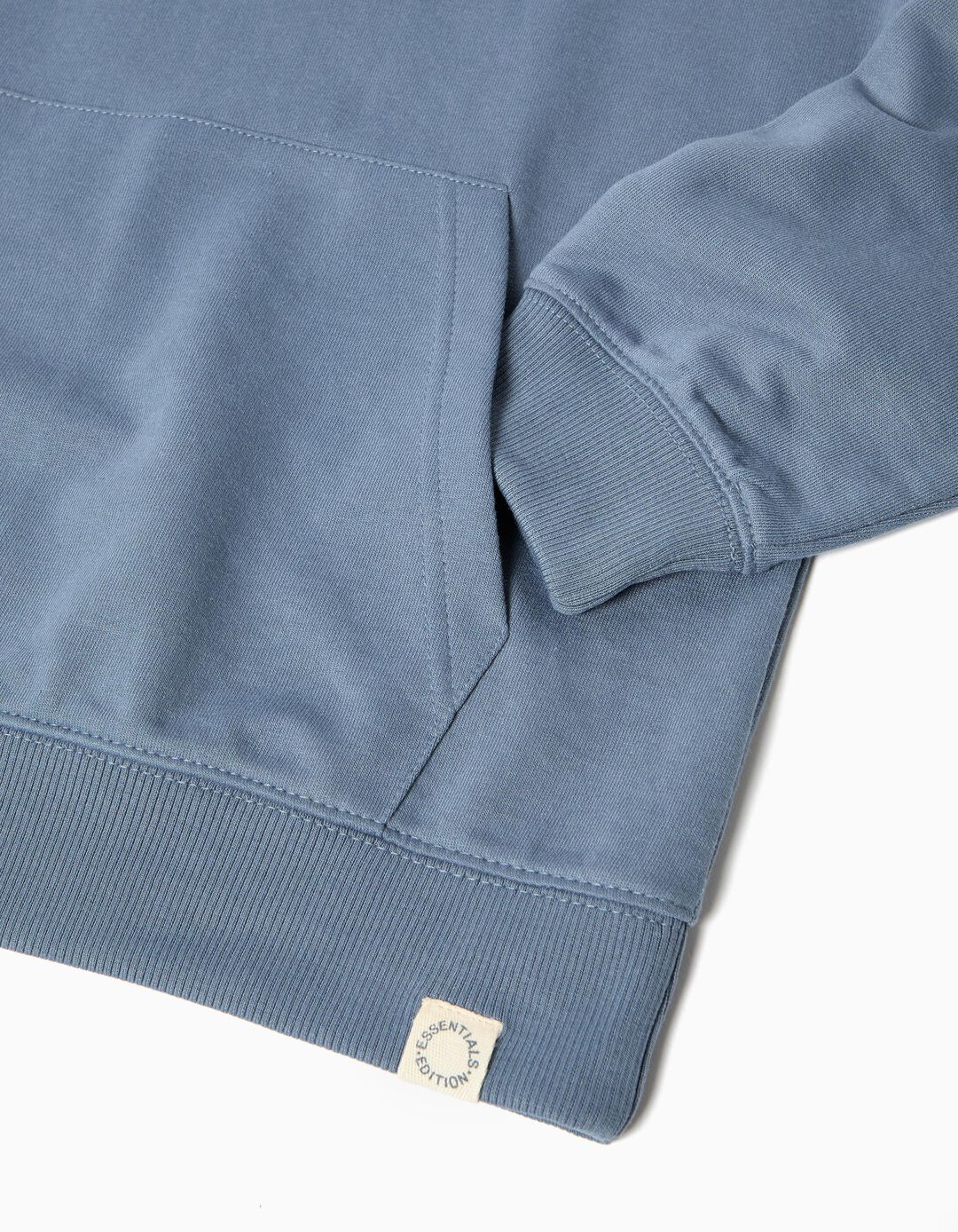 Sweatshirt de Felpa Capuz, Menino, Azul
