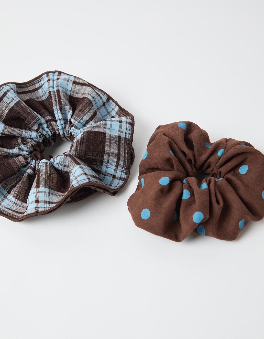Pack 2 El&aacute;sticos Scrunchies, Mulher, Multicolor