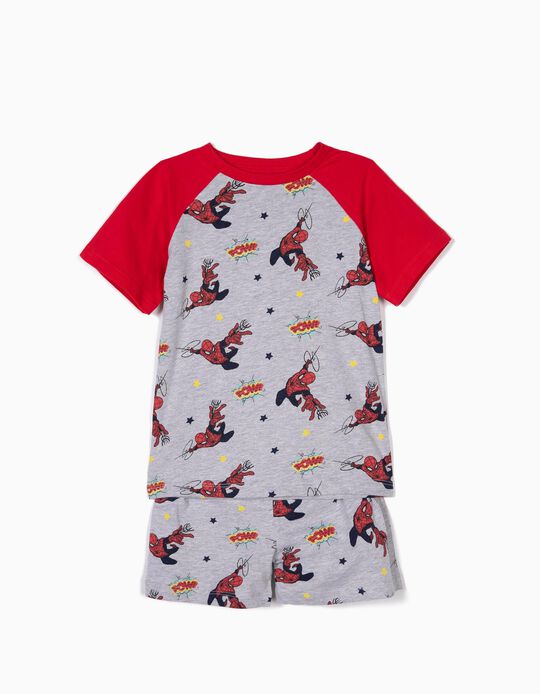 Pijama para Menino 'Spider-Man', Cinza e Vermelho