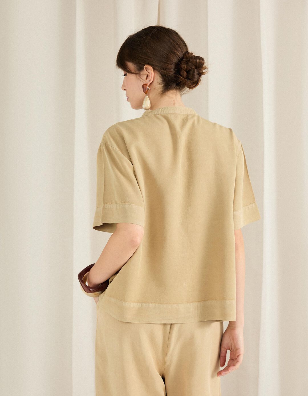 Blusa Liocel, Mulher, Bege Claro