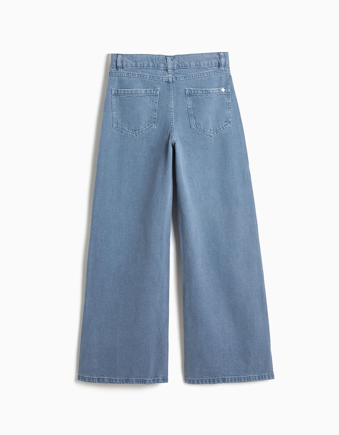 Cal&ccedil;as Wide Leg, Menina, Azul Escuro