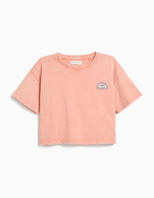 Comprar Online T-shirt Print, Menina, Rosa
