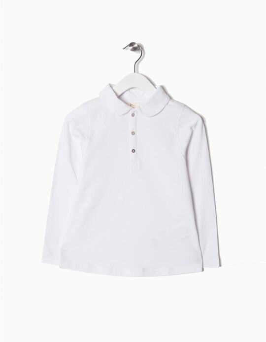 Long-Sleeved Polo Shirt