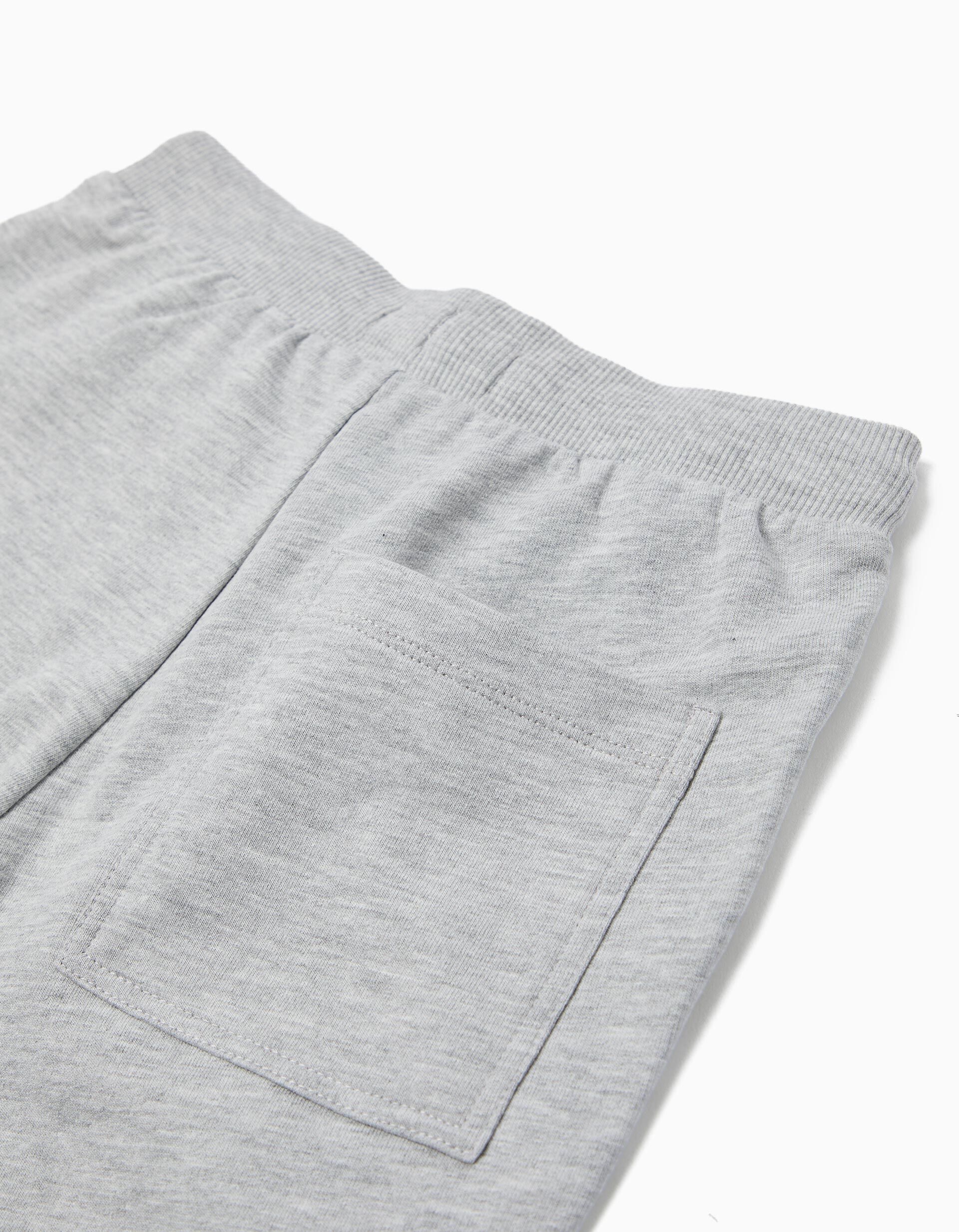 Comprar Online Cal&ccedil;&otilde;es Fleece, Menino, Cinzento Claro