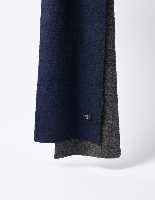 Comprar Online Cachecol em Malha, Homem, Azul Escuro