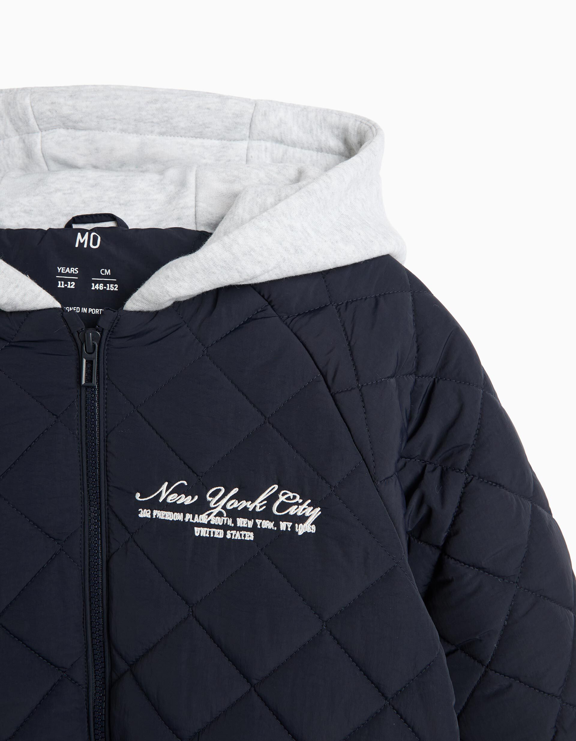 Comprar Online Bomber Acolchoado, Menino, Azul Escuro
