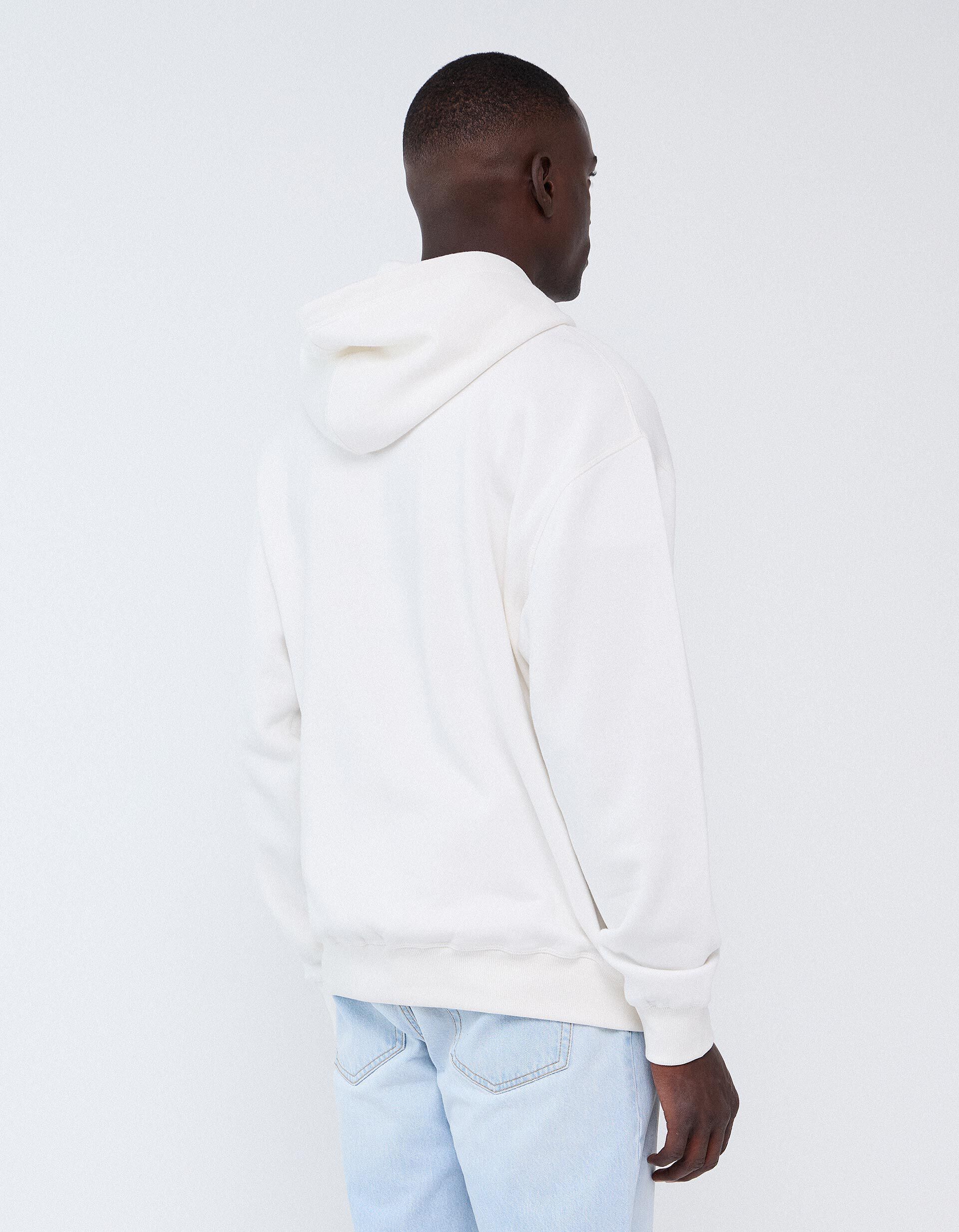 Comprar Online Sweatshirt Com Capuz, Homem, Branco