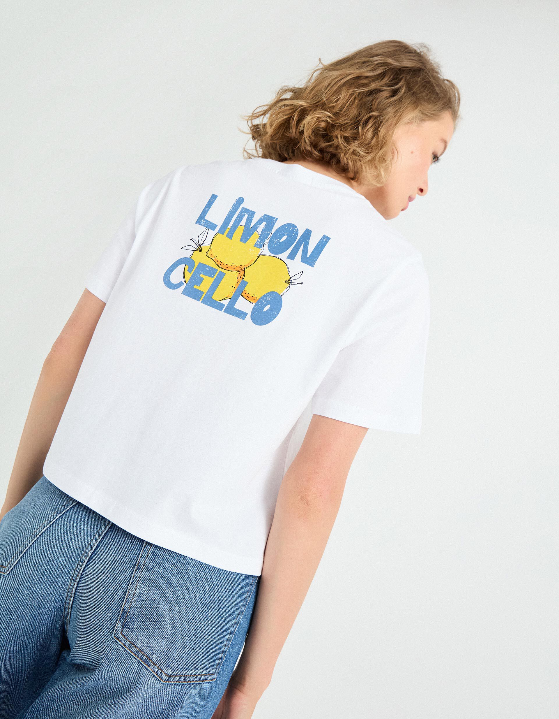 Comprar Online T-shirt Print, Mulher, Branco