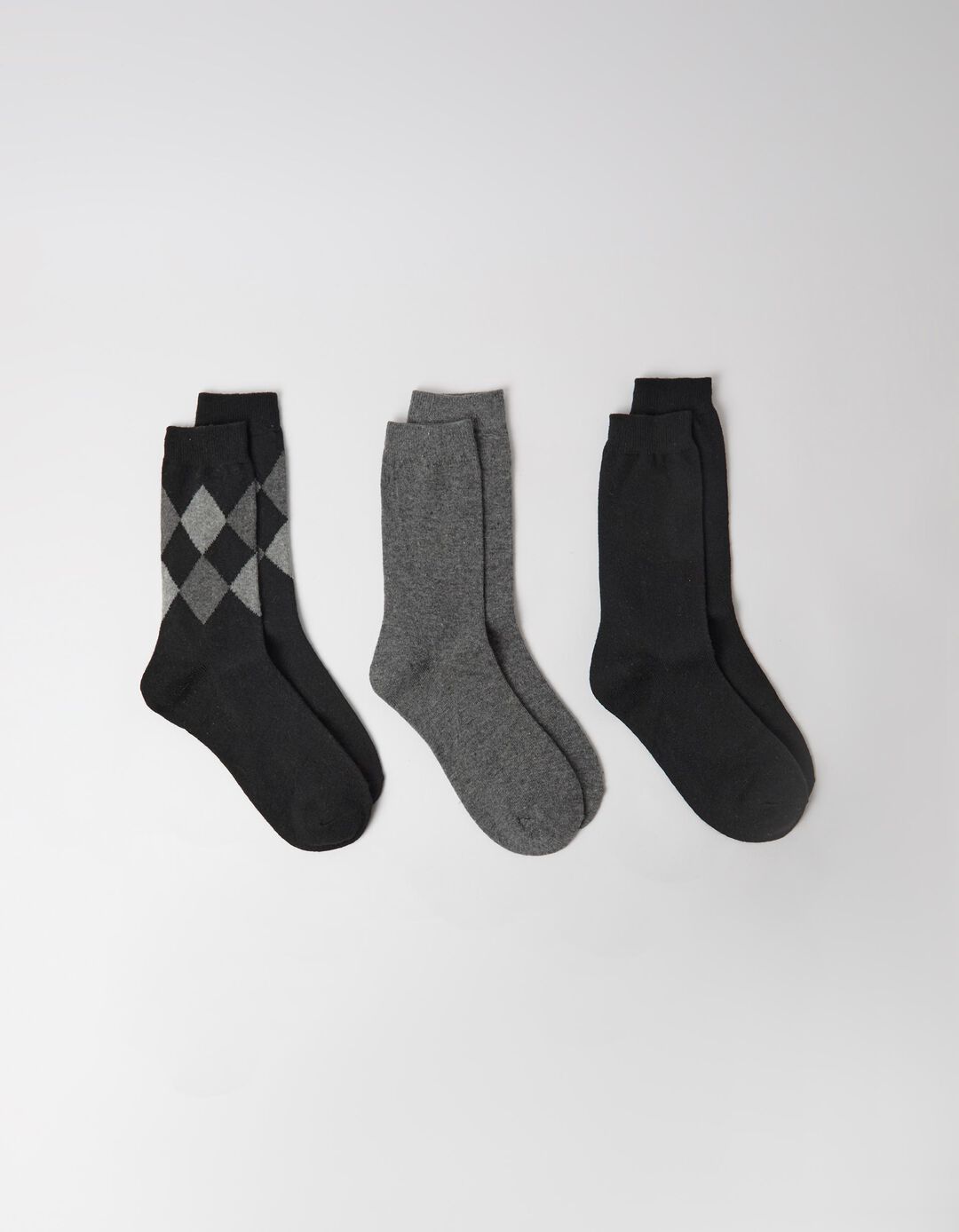Pack 3 Pares De Meias, Homem, Preto