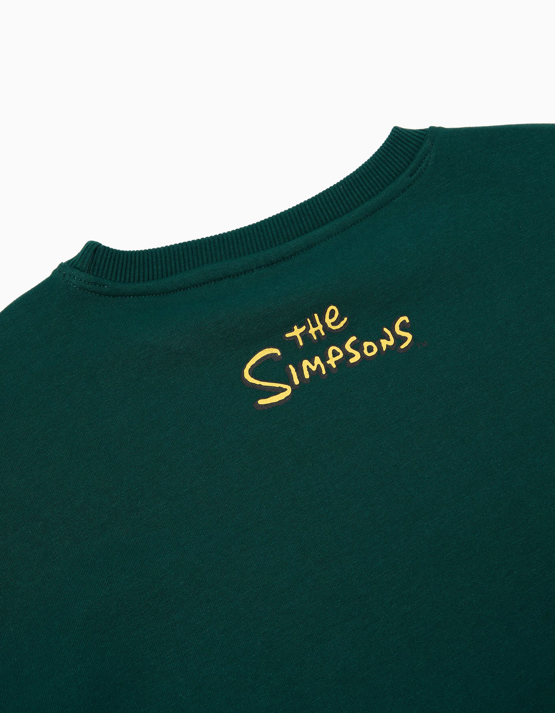 Comprar Online Sweatshirt 'The Simpsons', Menino, Verde Escuro