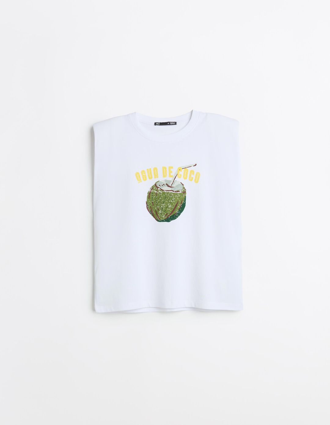 T-shirt Estampada, Mulher, Branco