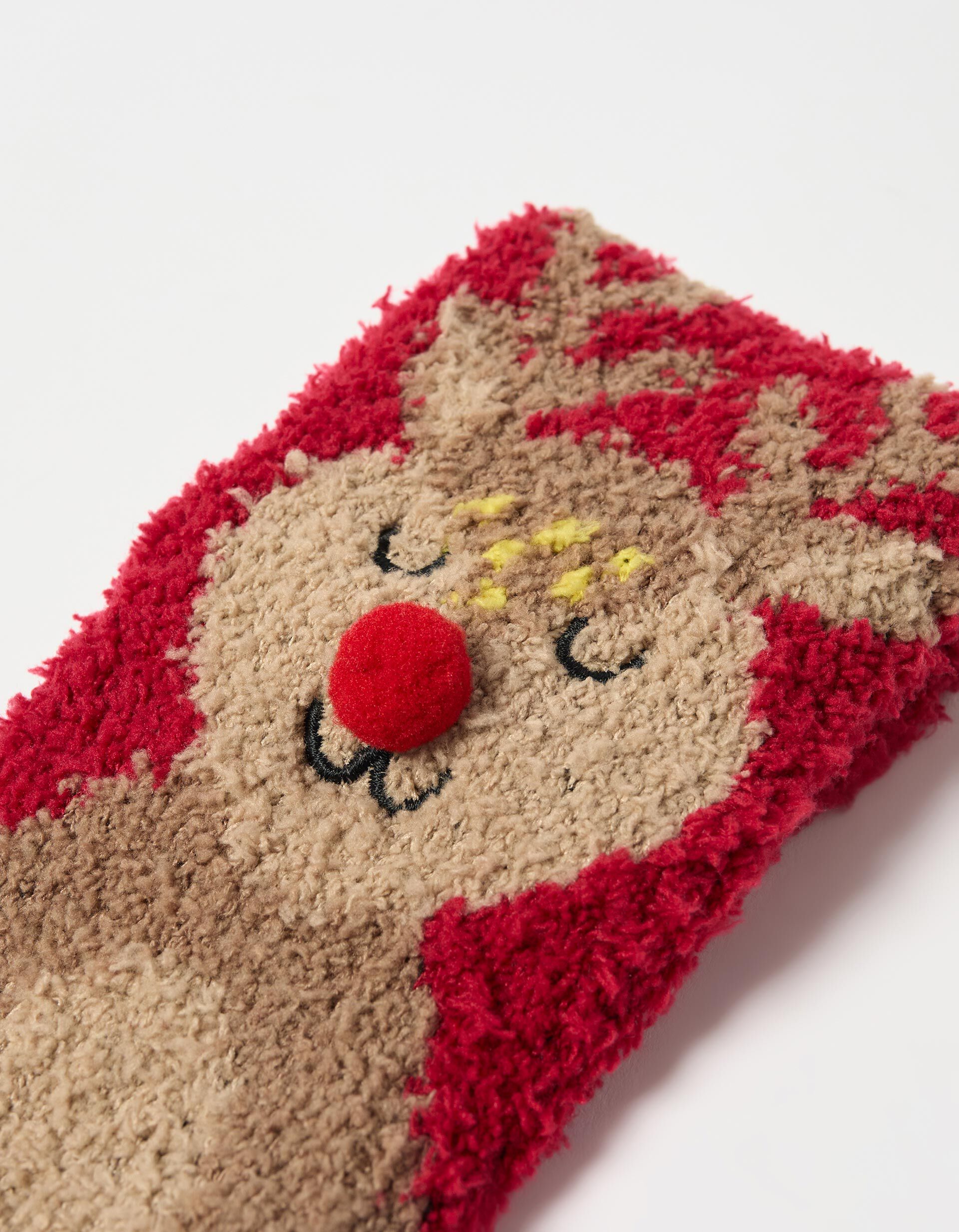 Comprar Online Pack de 2 Pares de Meias de Natal, Mulher, Vermelho