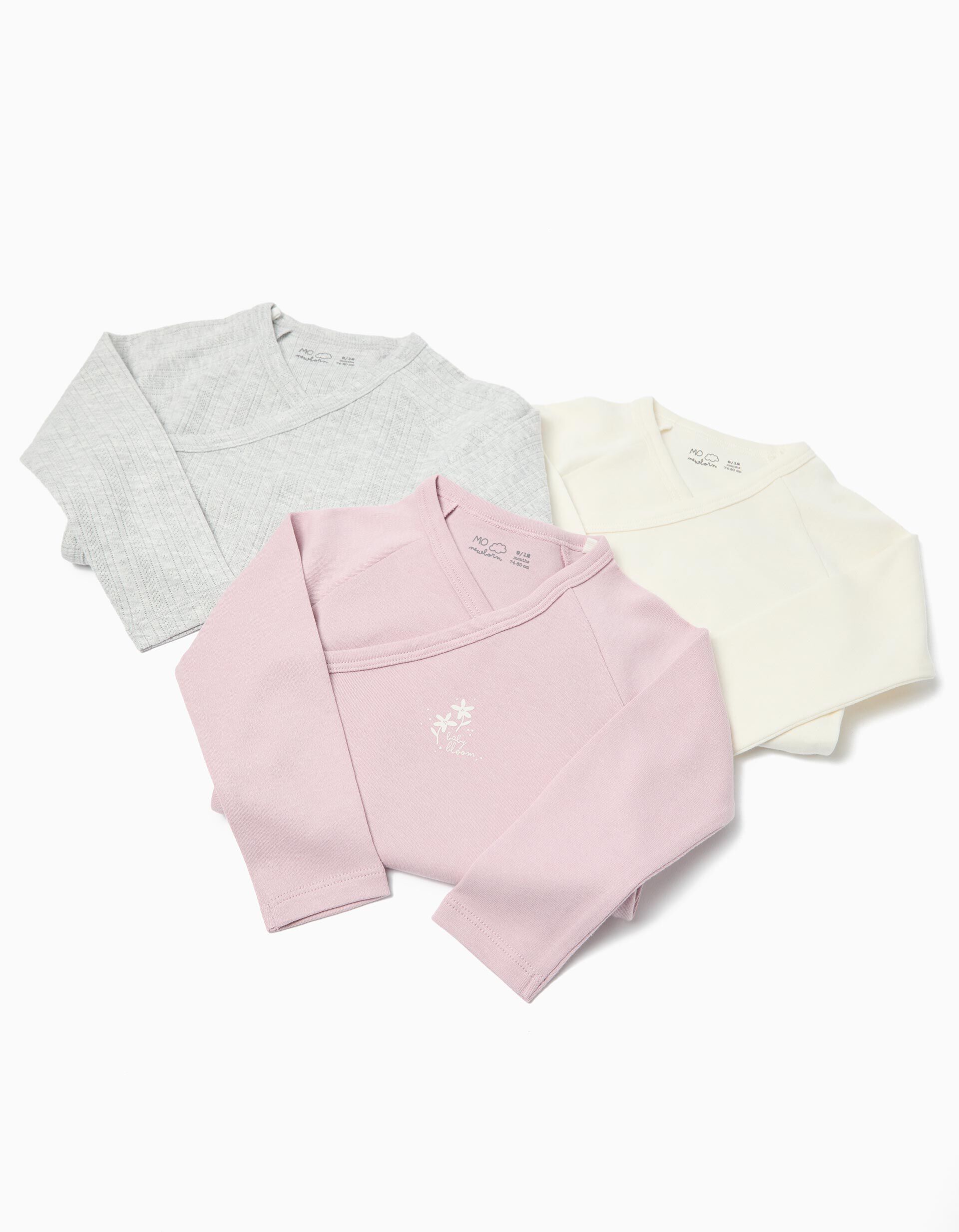 Comprar Online Pack 3 Bodies Quimono, Menina, Multicor