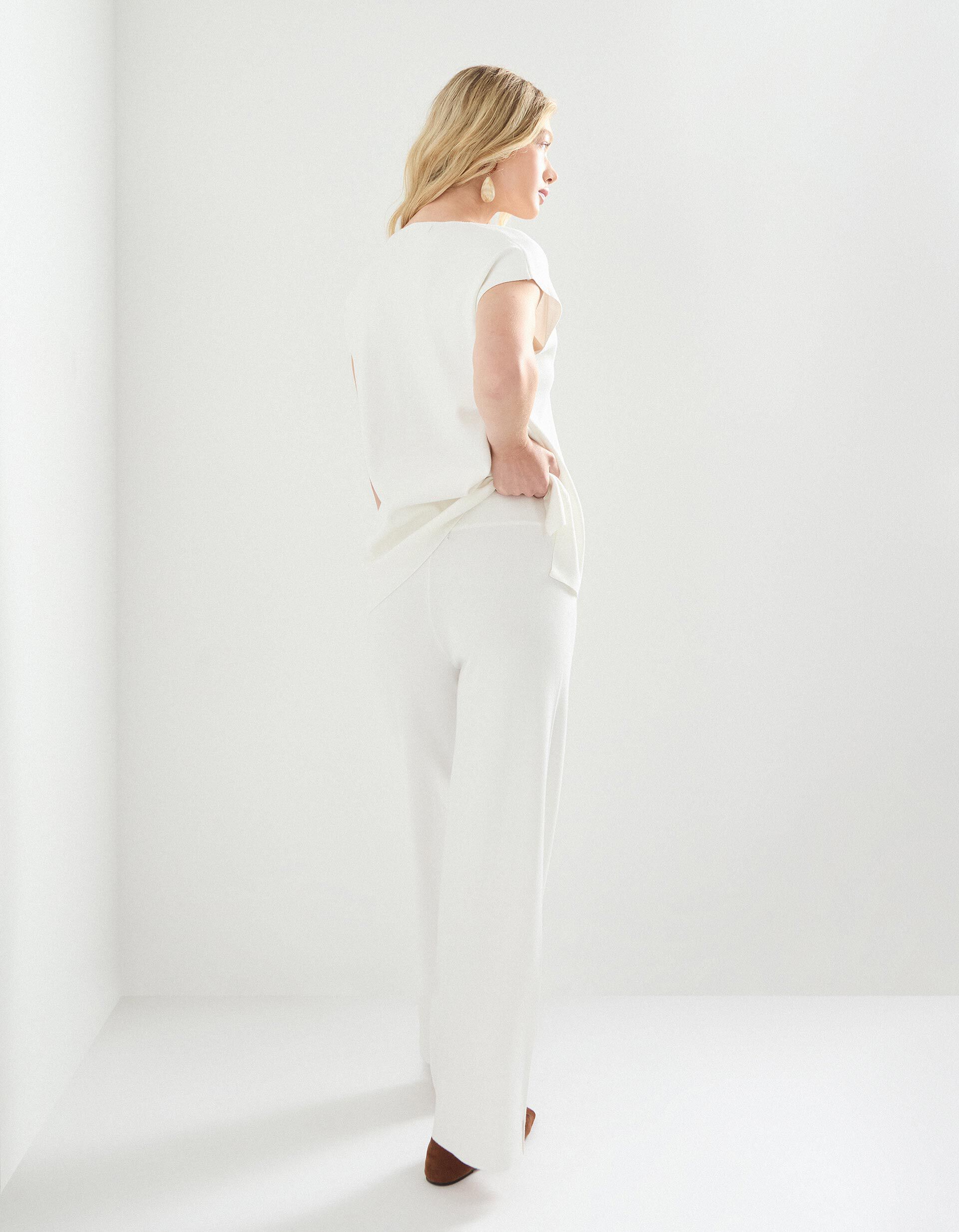 Comprar Online Cal&ccedil;as de Malha, Mulher, Branco