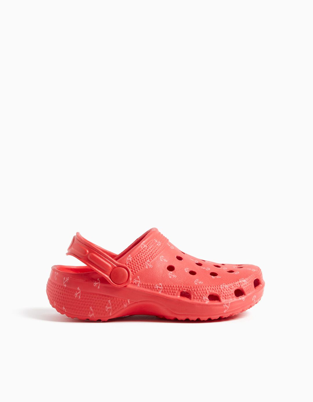 Printed Clog Sandals, Boys, Red