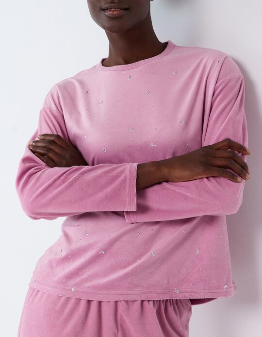 Comprar Online Pijama De Veludo, Mulher, Malva