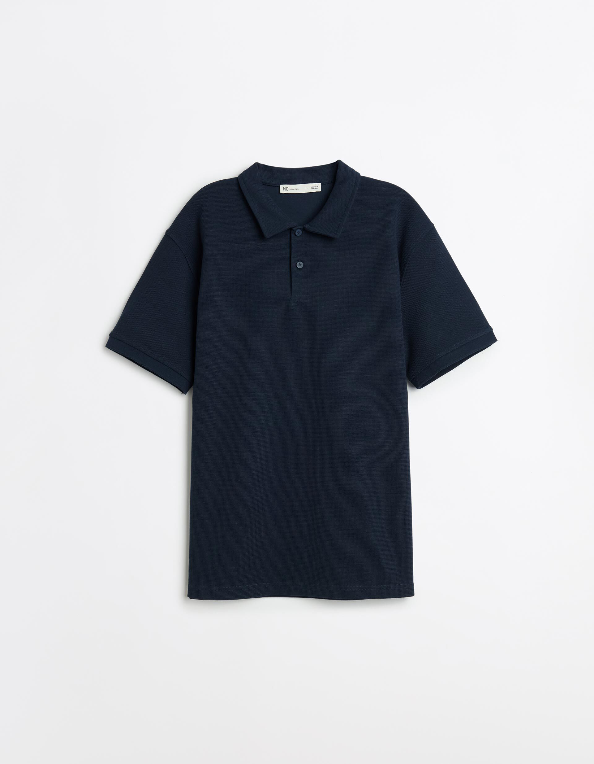 Comprar Online Polo Waffle, Homem, Azul Escuro