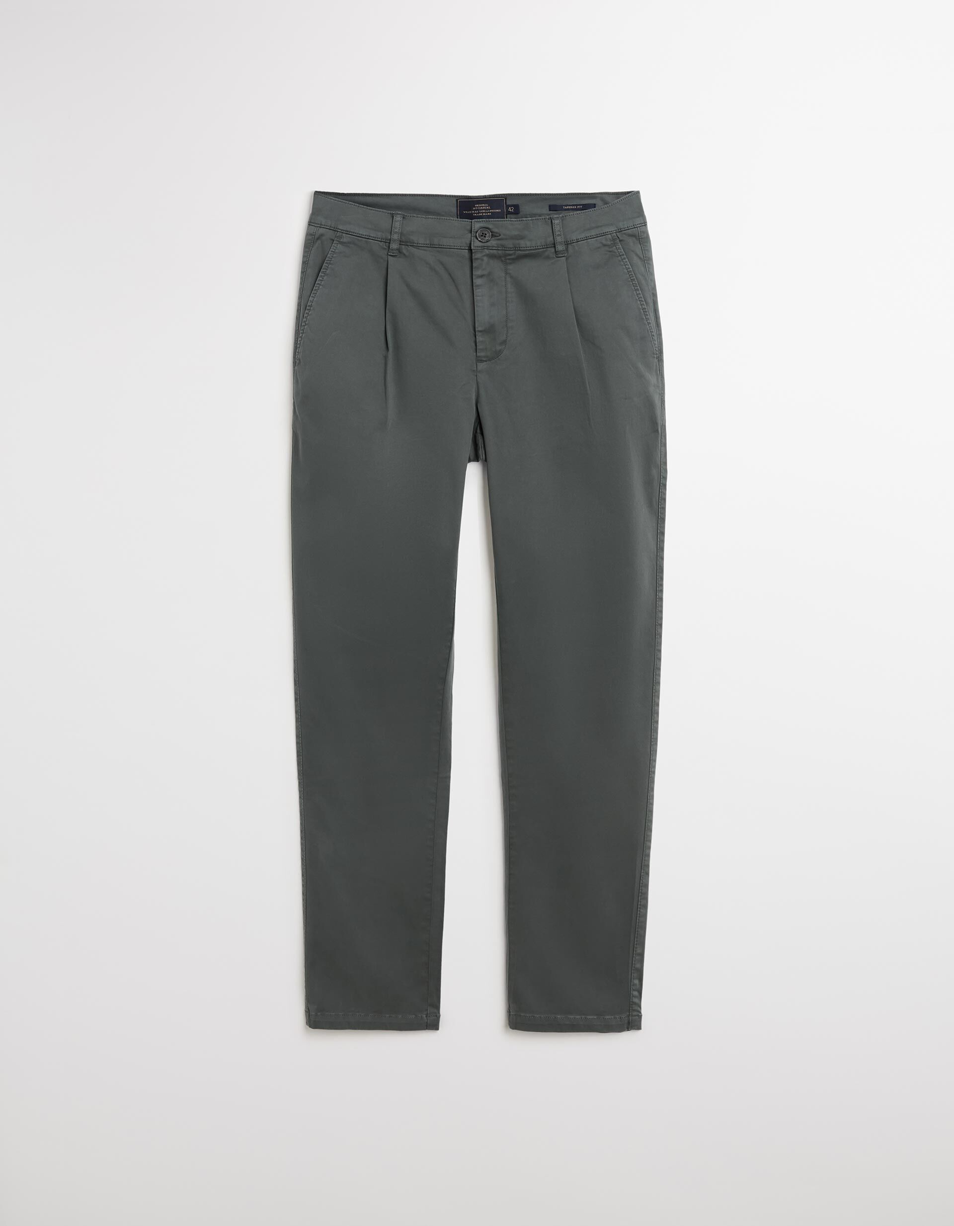 Comprar Online Cal&ccedil;as Chino, Homem, Verde Escuro