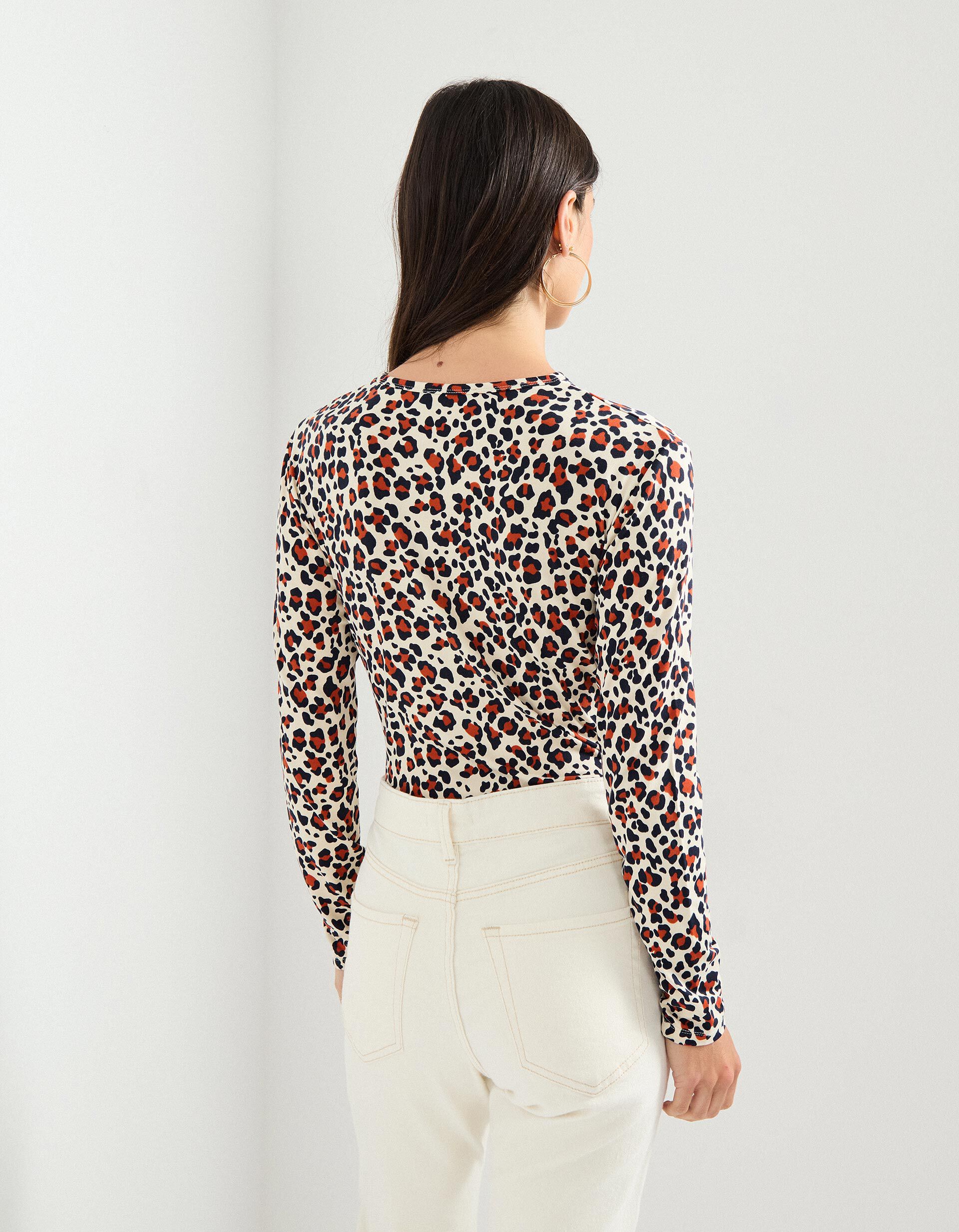 Comprar Online T-shirt de Manga Comprida, Mulher, Bege 