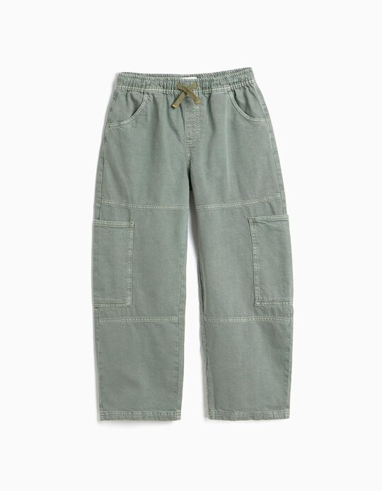 Comprar Online Cal&ccedil;as Jogger 'Baggy', Menino, Verde