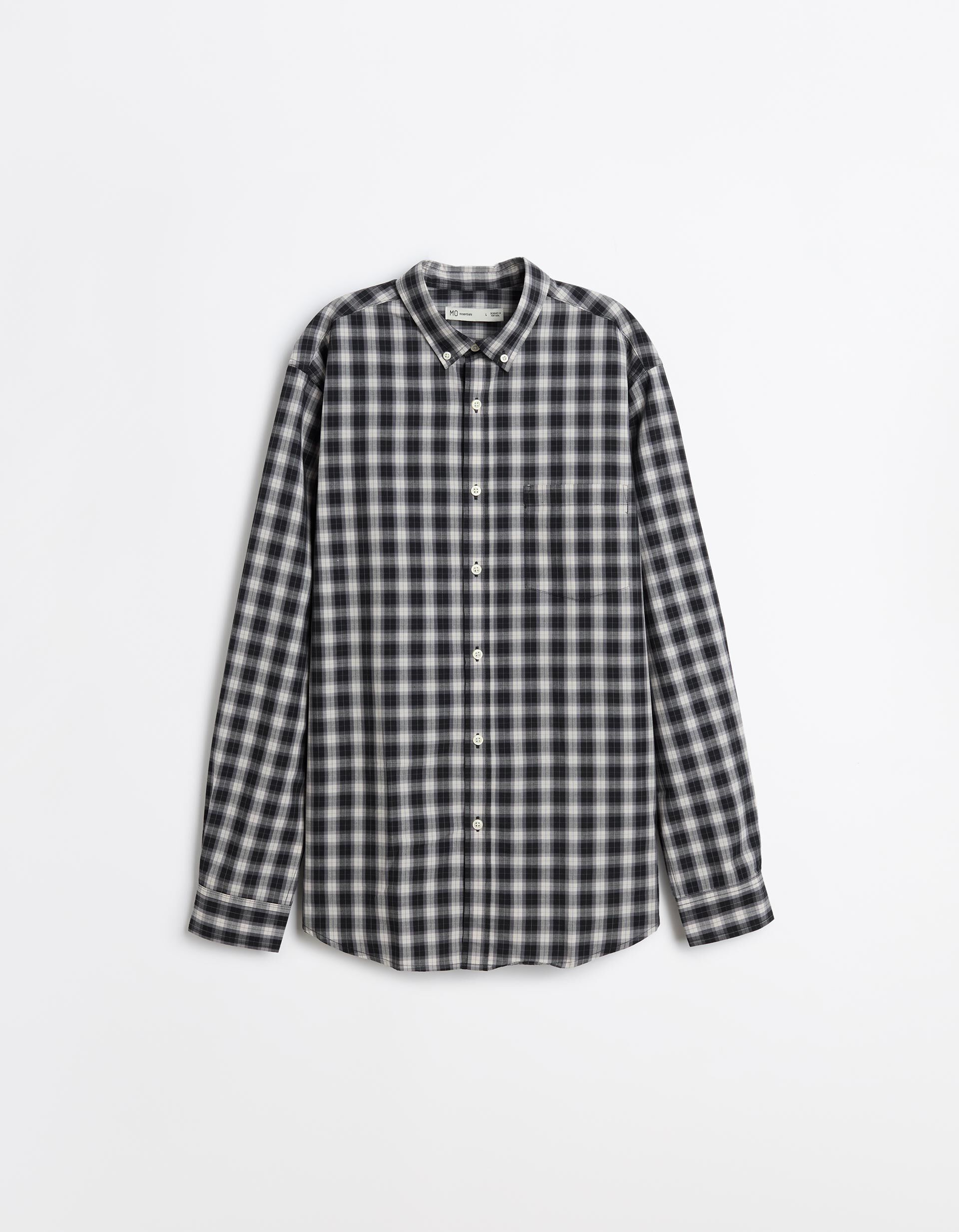 Comprar Online Camisa De Popelina, Homem, Cinzento