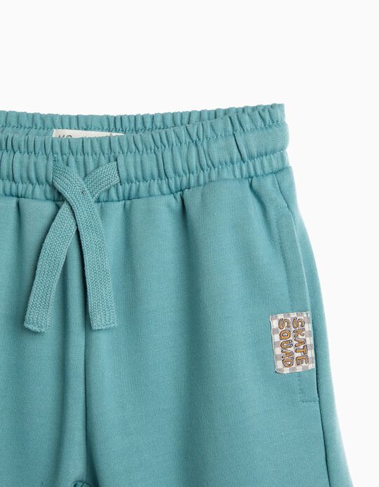 Comprar Online Cal&ccedil;as Jogger De Felpa, Menino, Verde