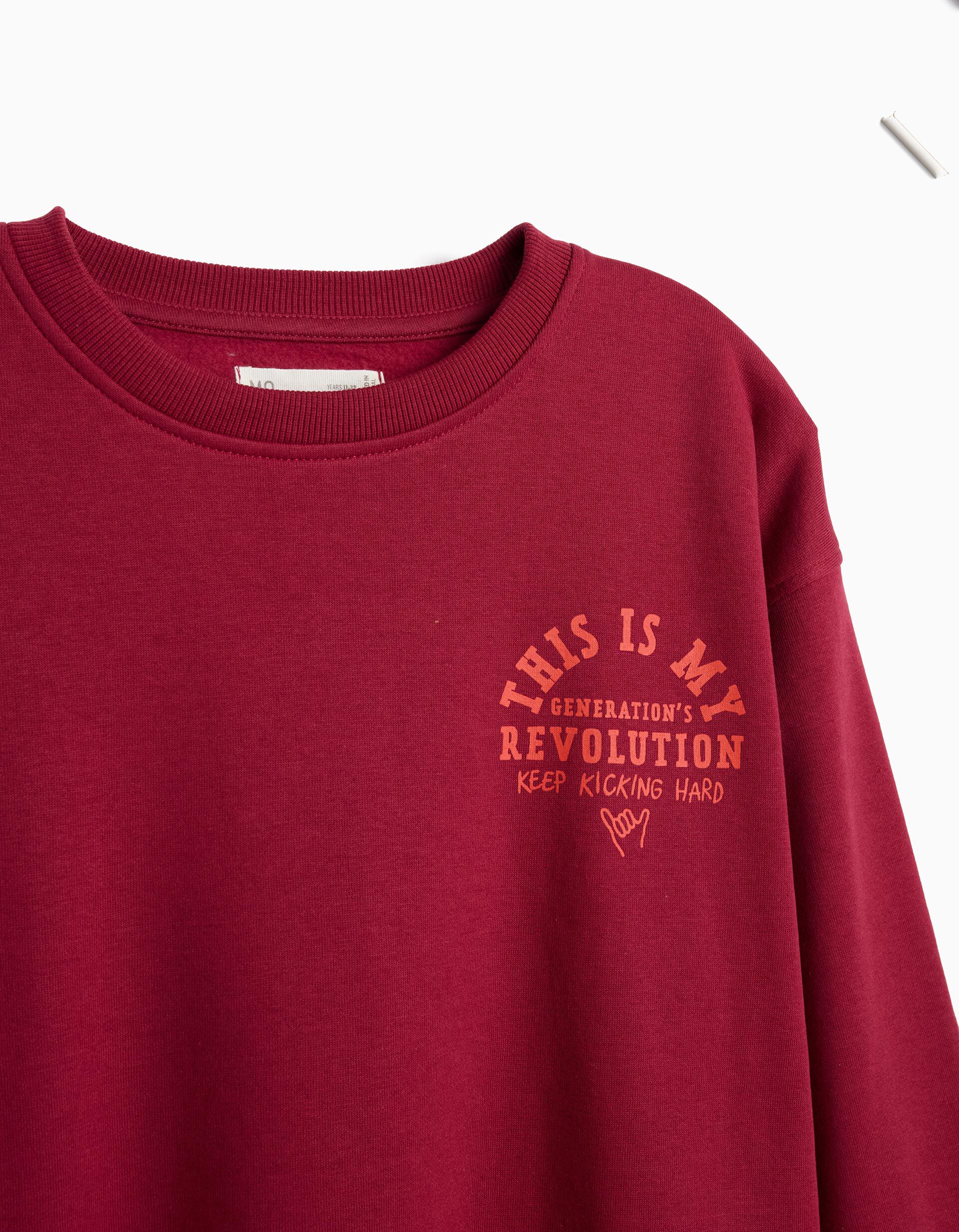 Comprar Online Sweathirt Estampada, Menino, Vermelho