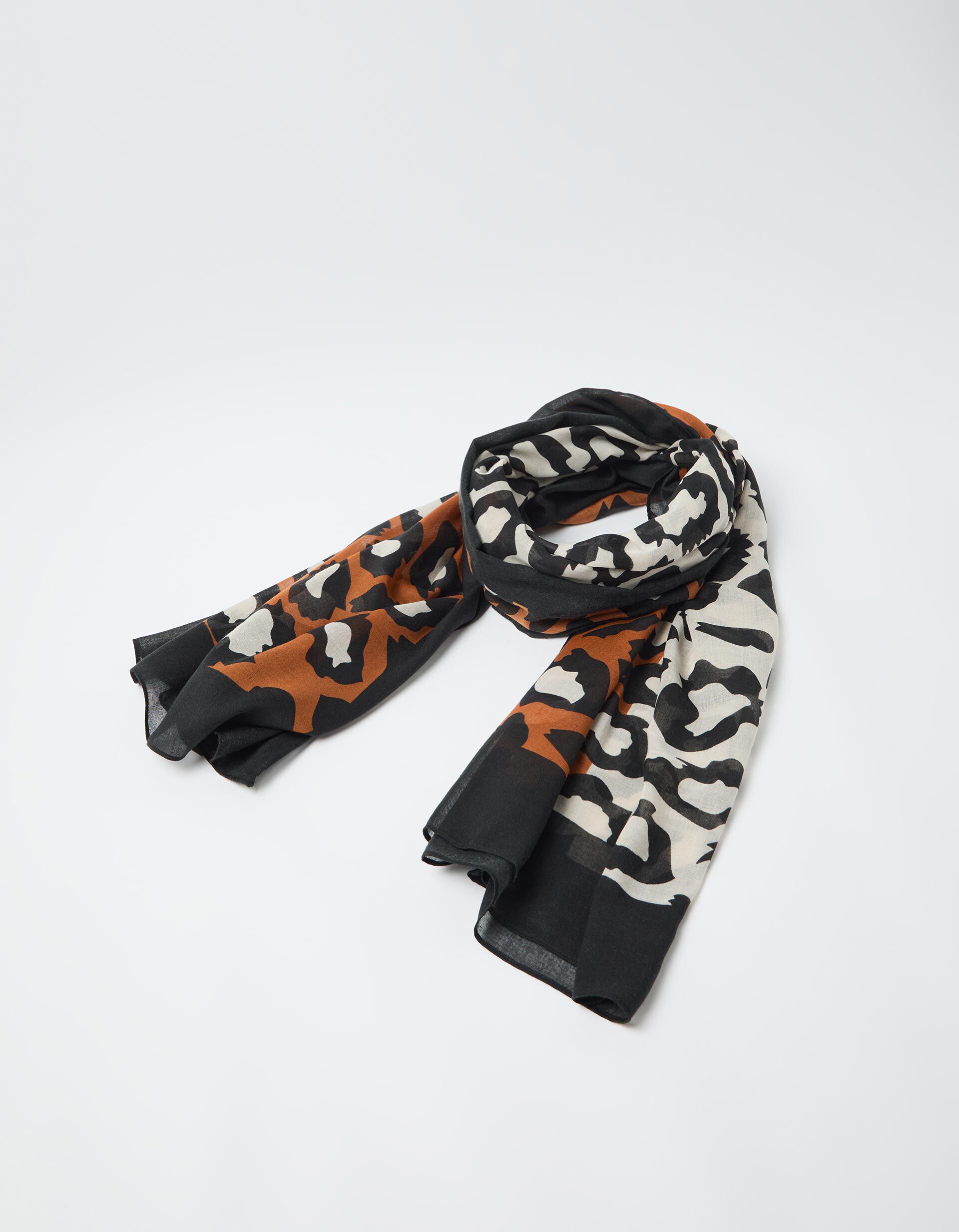 Comprar Online Len&ccedil;o Animal Print, Mulher, Castanho