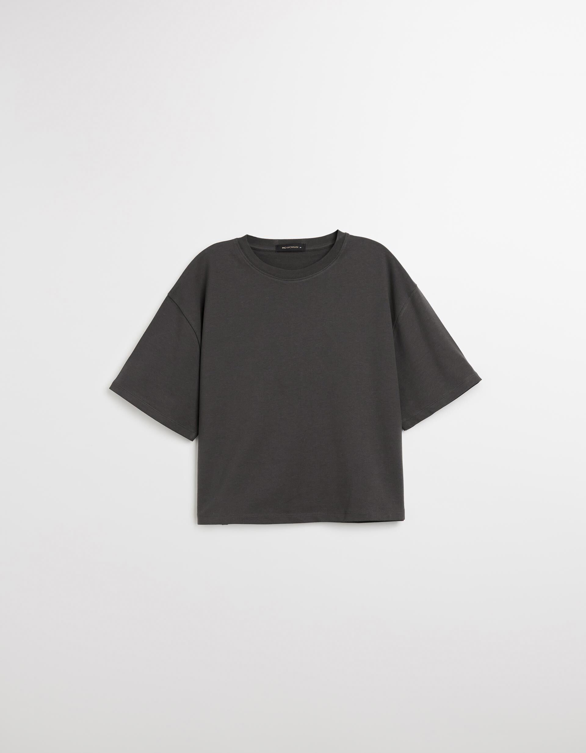 Comprar Online T-shirt, Mulher, Cinzento Escuro 