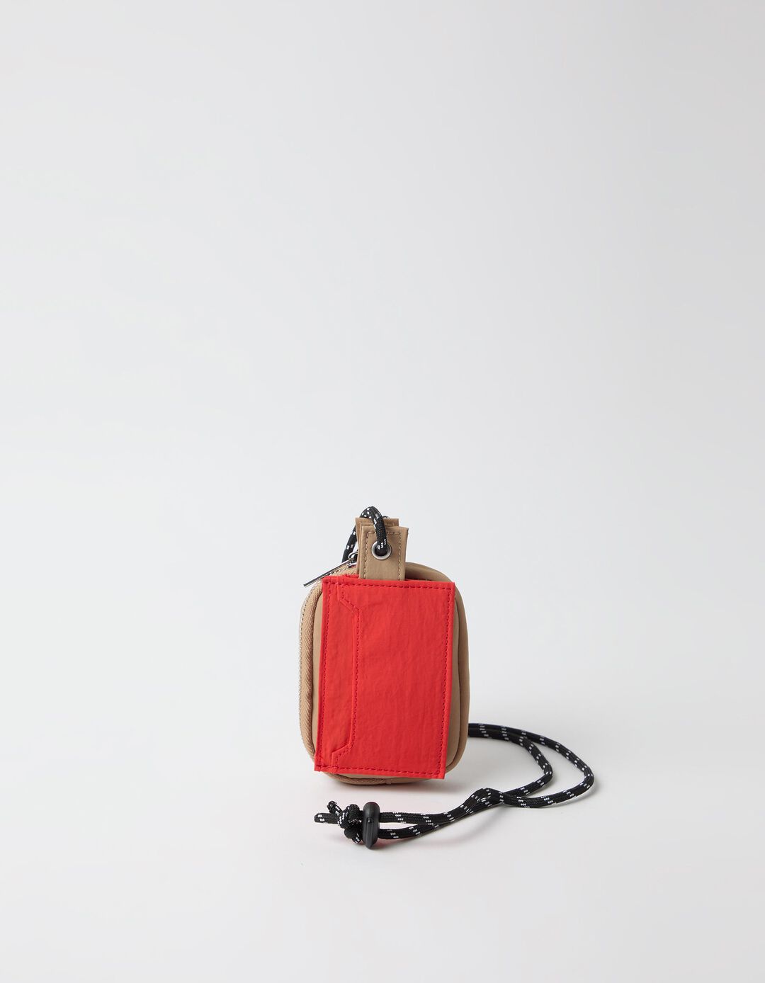 Bolsa Com Porta-Cart&otilde;es, Mulher, Bege