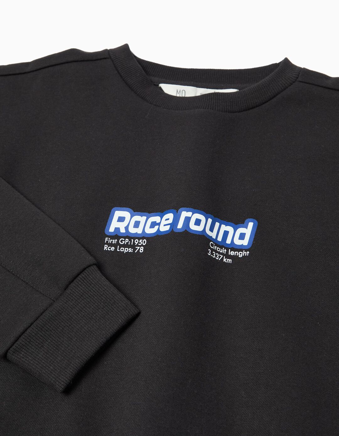 Sweatshirt de Felpa, Menino, Preto