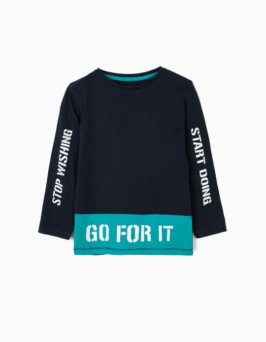 T-shirt estampada Go for it