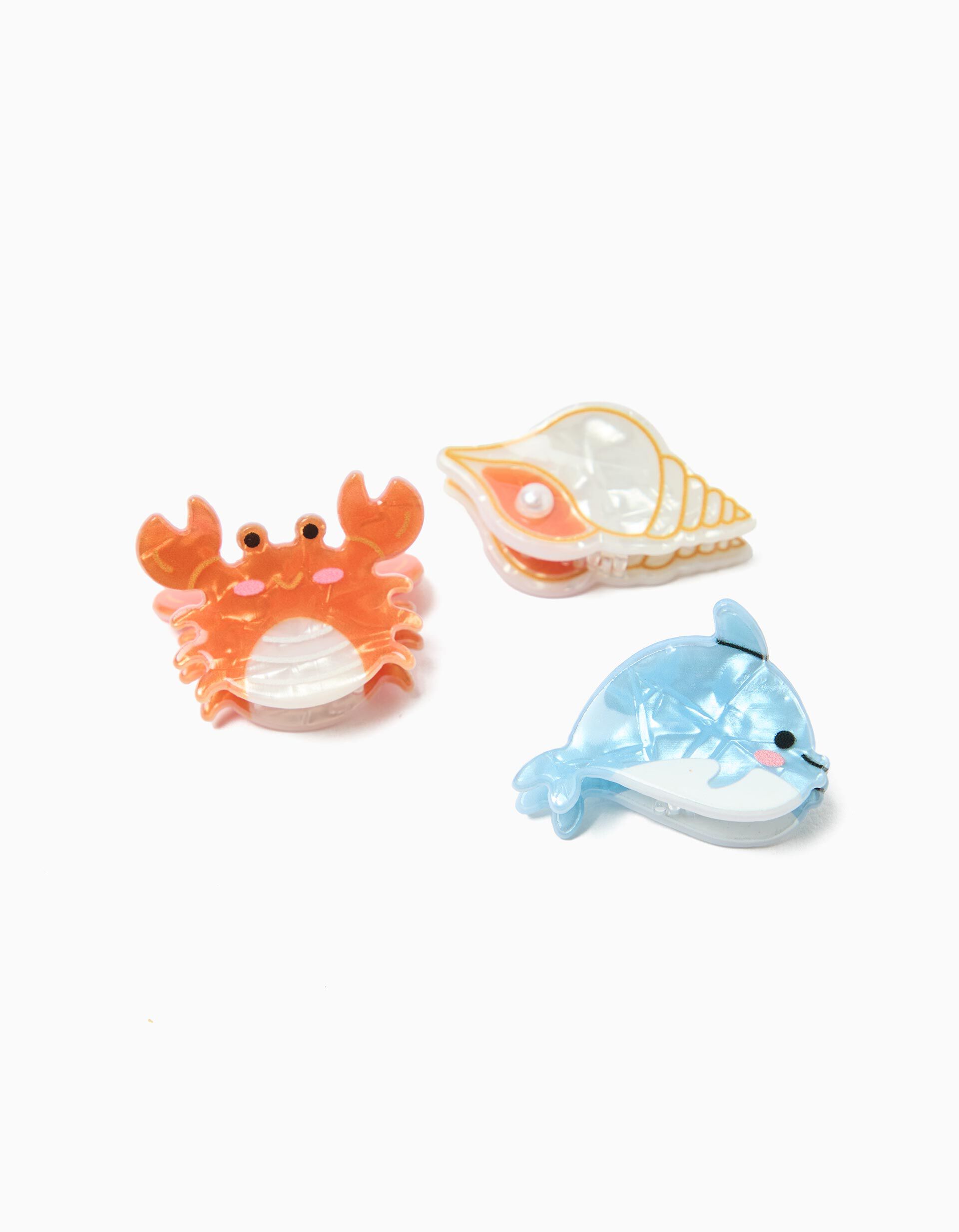 Comprar Online Pack 3 Molas de Cabelo, Menina, Multicor