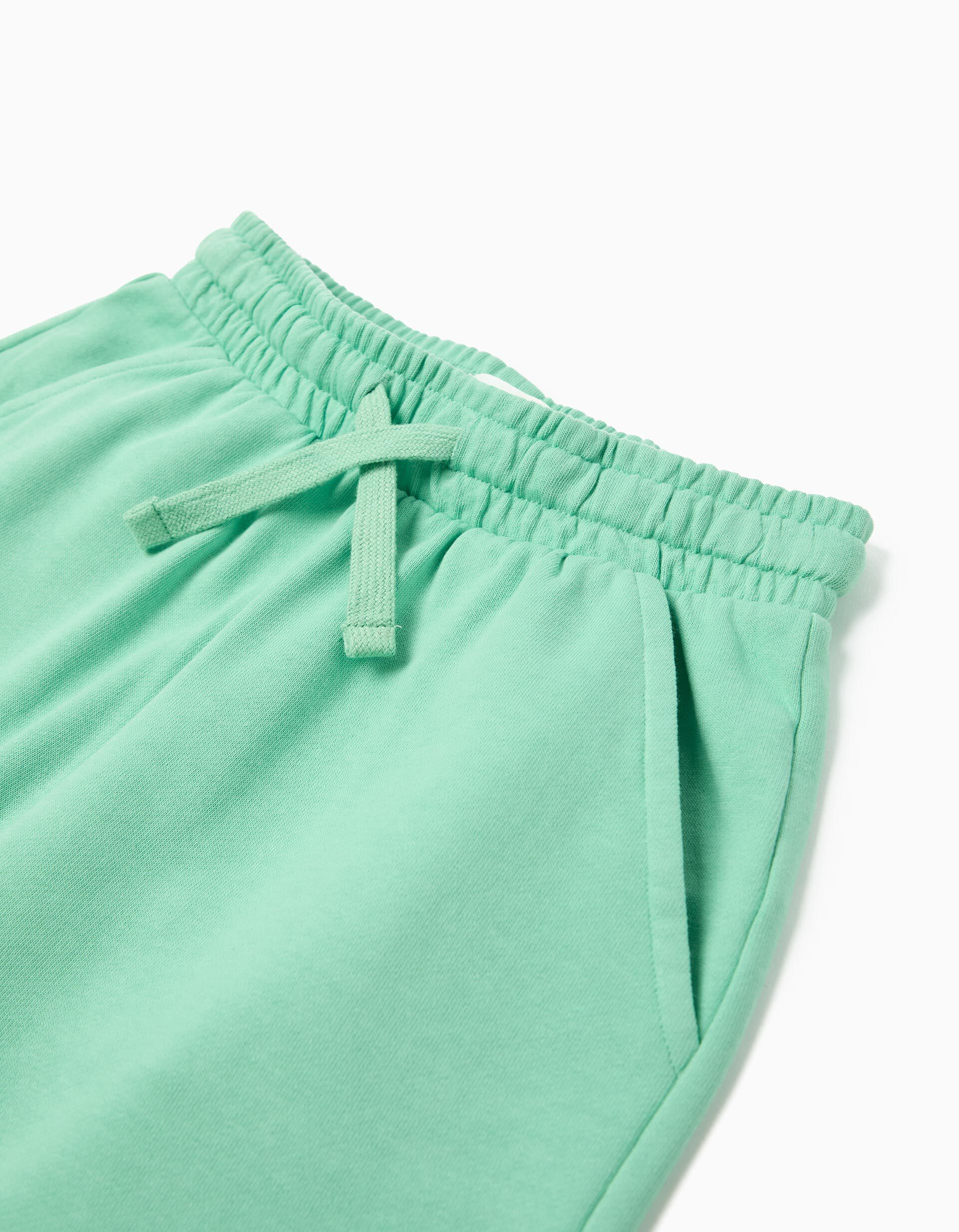 Comprar Online Cal&ccedil;&otilde;es de Felpa, Menino, Verde Claro