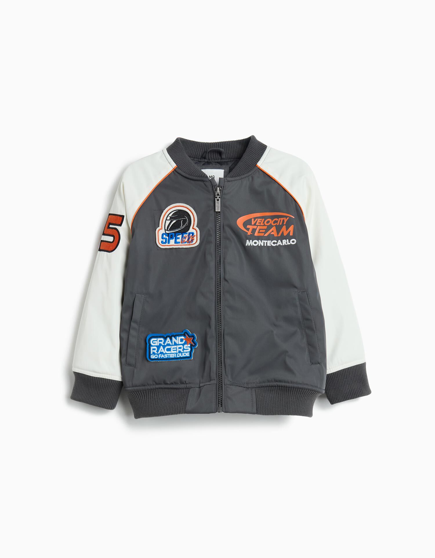 Comprar Online Casaco Bomber, Menino, Cinzento Escuro