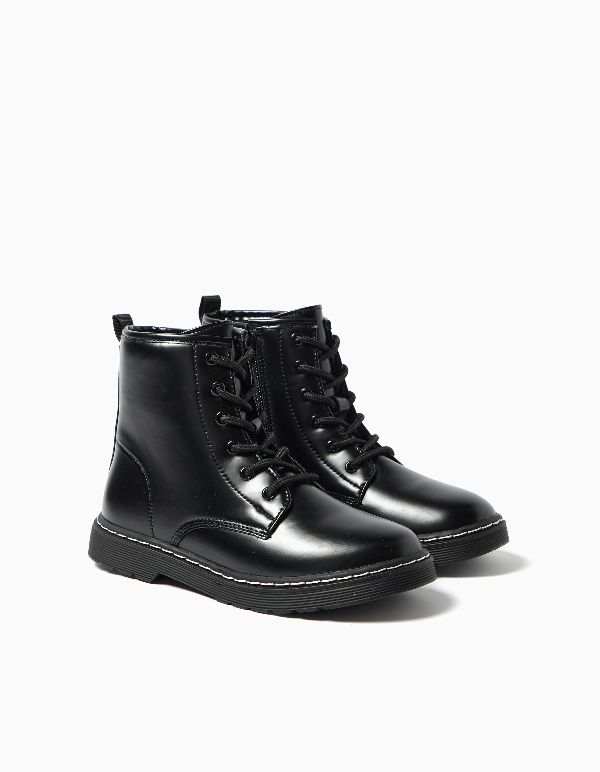 Comprar Online Botas Estilo Militar, Menina, Preto