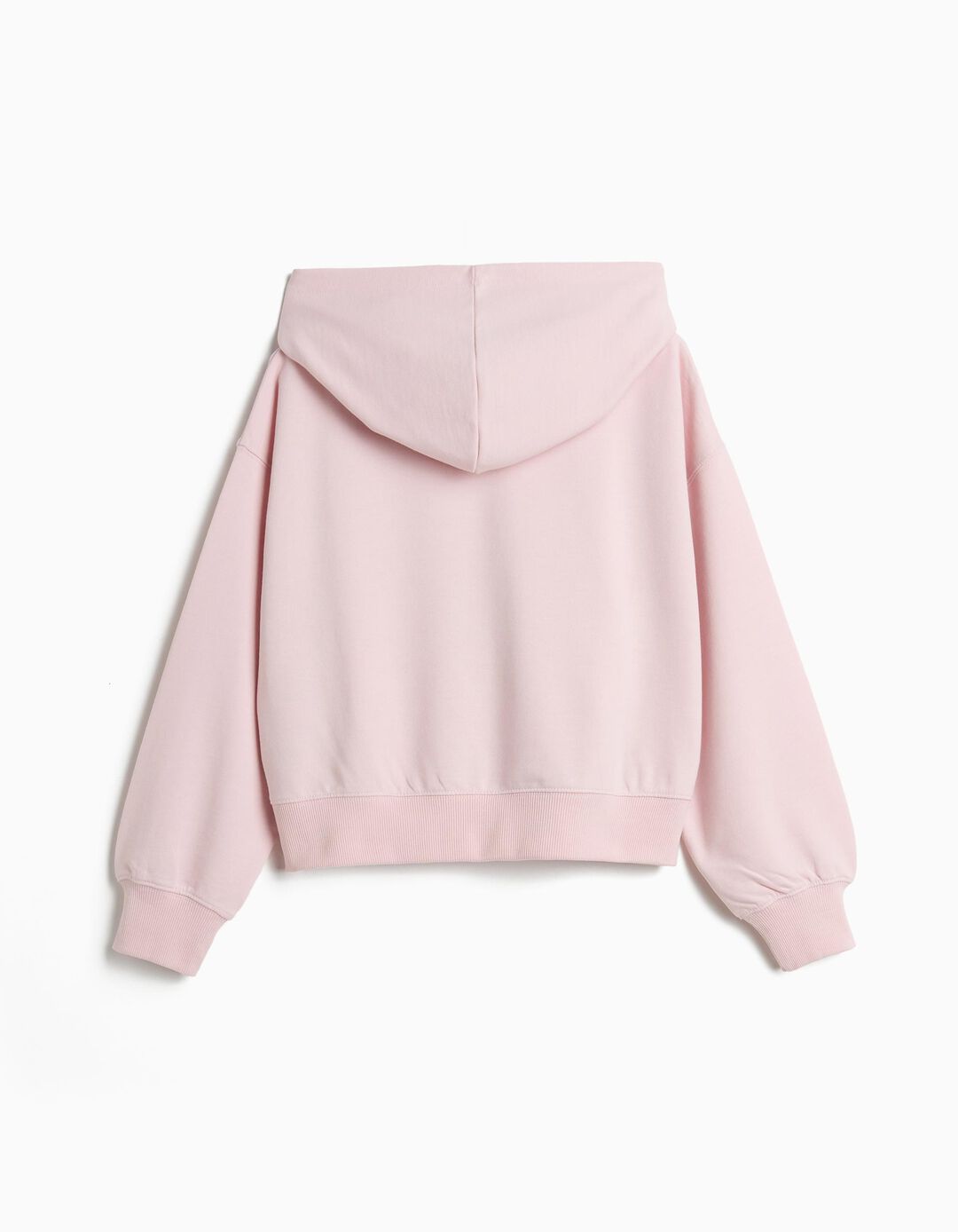 Sweatshirt Com Capuz, Menina, Rosa Claro