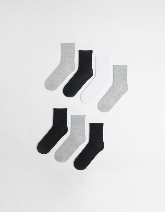 Comprar Online Pack 7 Pares de Meias, Mulher, Multicor