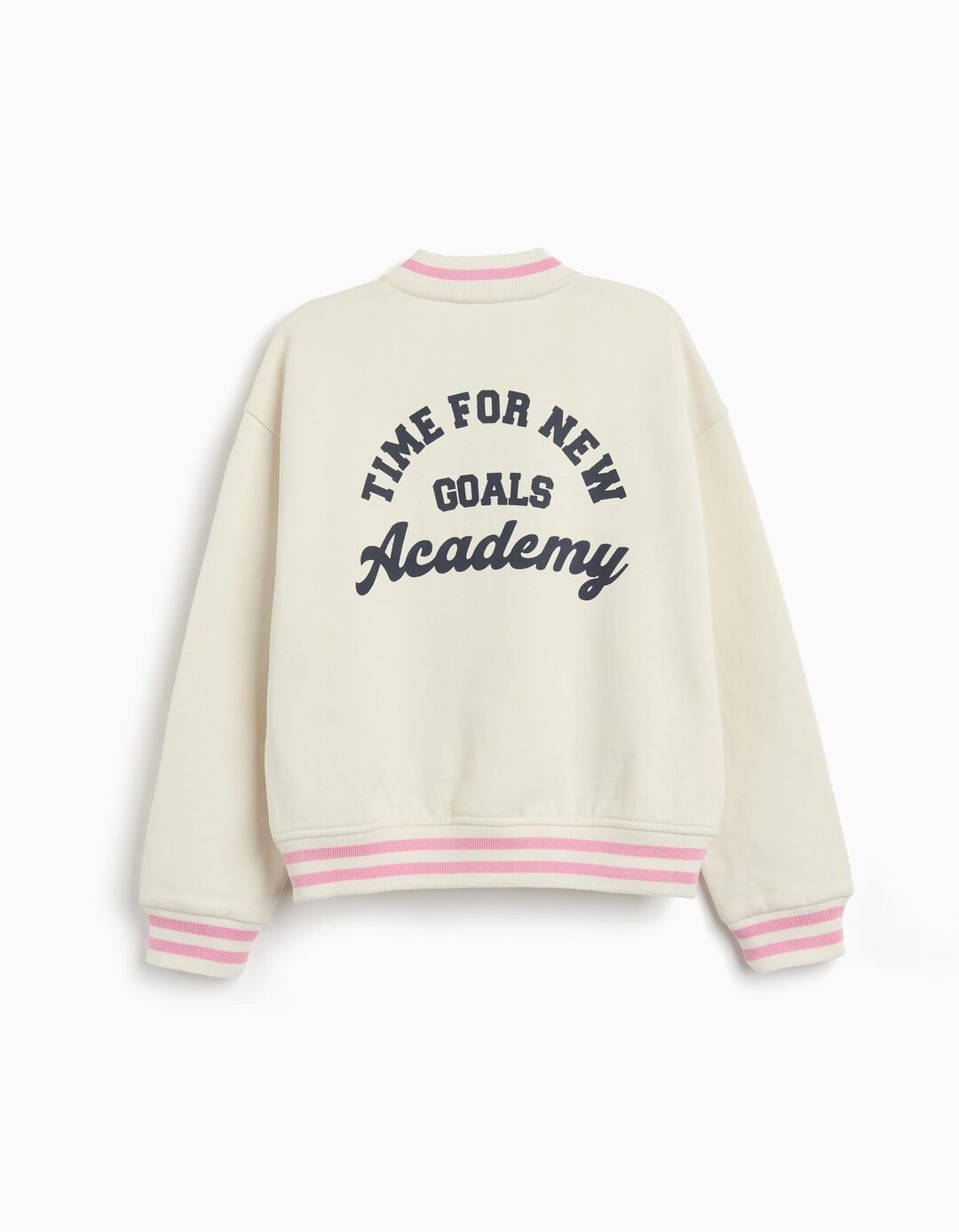 Casaco Bomber, Menina, Branco