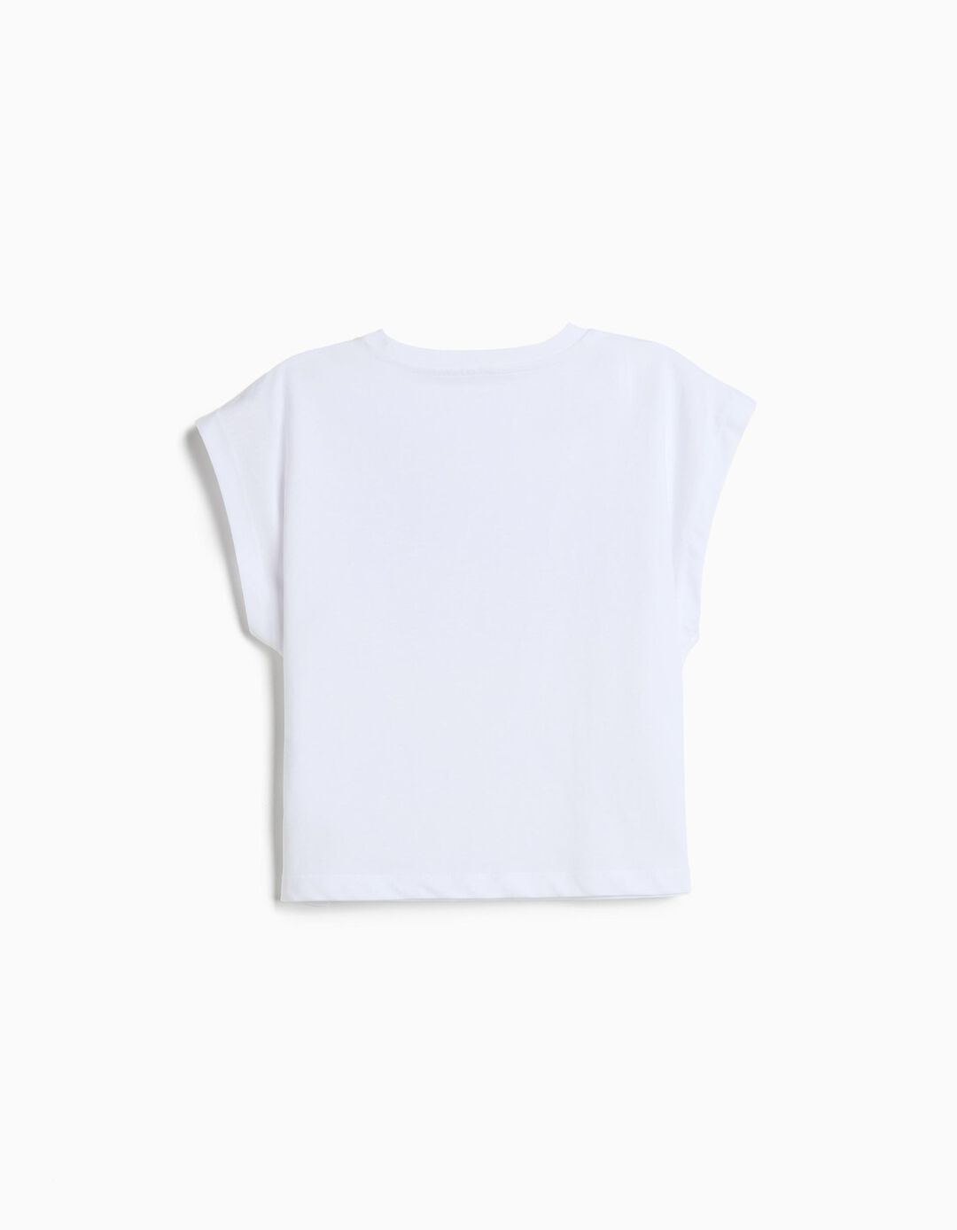 T-shirt Estampada, Menina, Branco