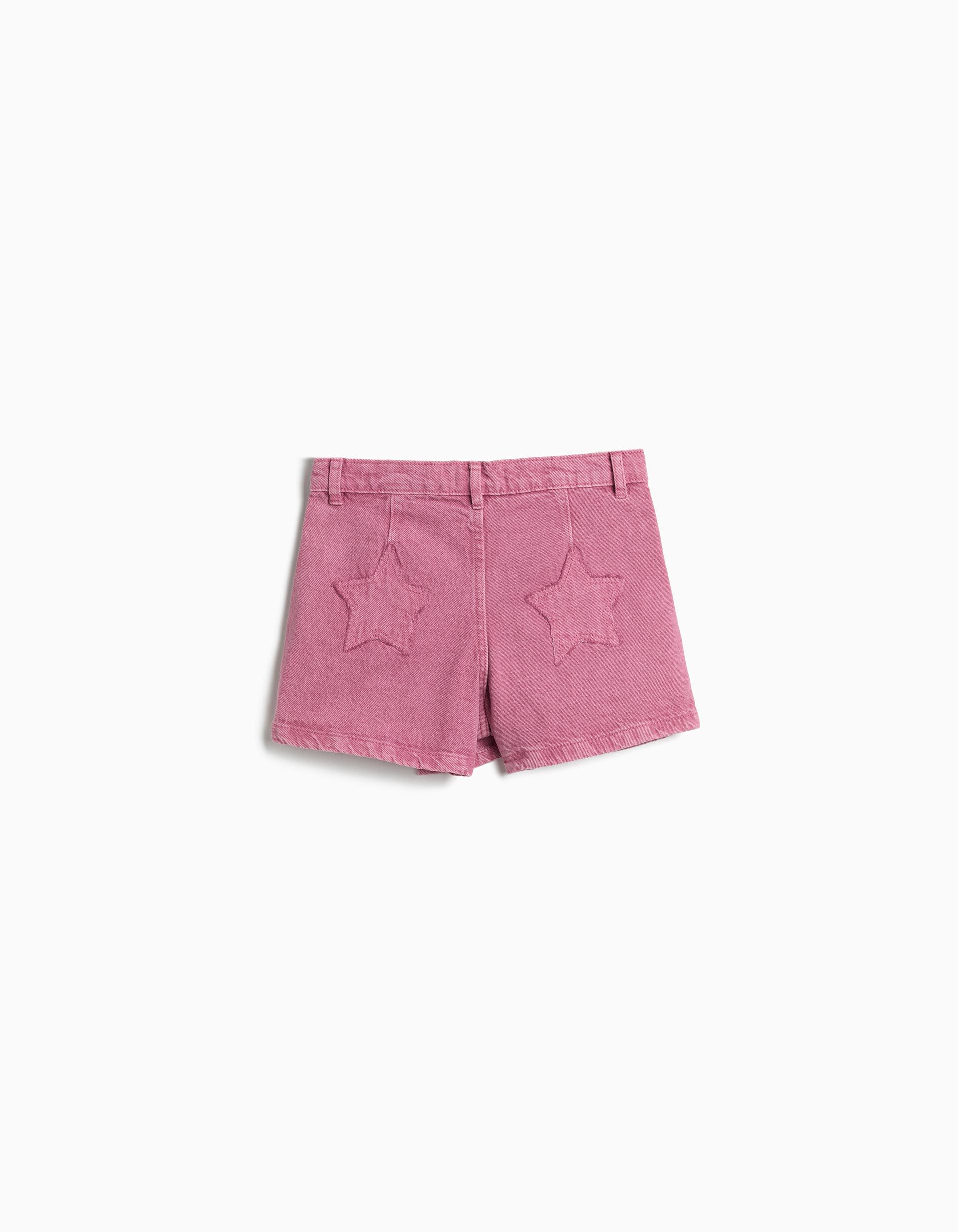 Comprar Online Saia-Cal&ccedil;&atilde;o de Ganga, Menina, Rosa Escuro