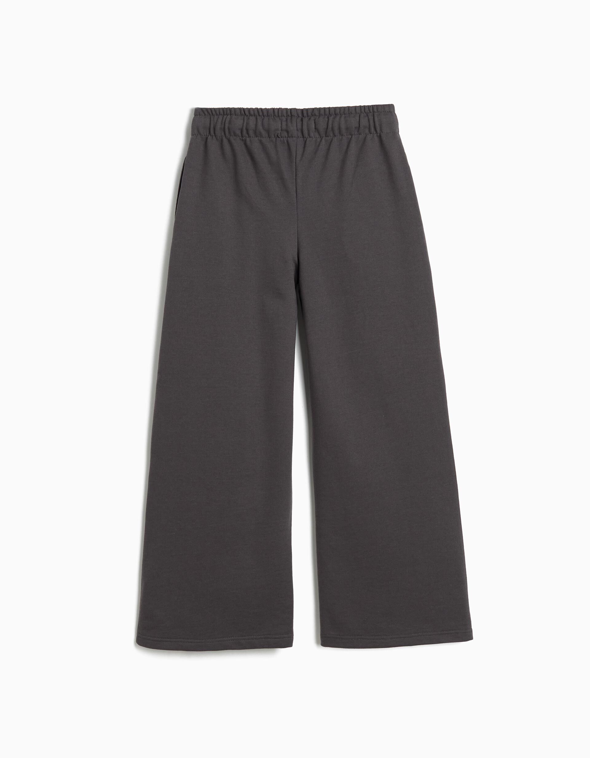 Comprar Online Cal&ccedil;as de Jogging 'Wide Leg', Menina, Cinzento Claro