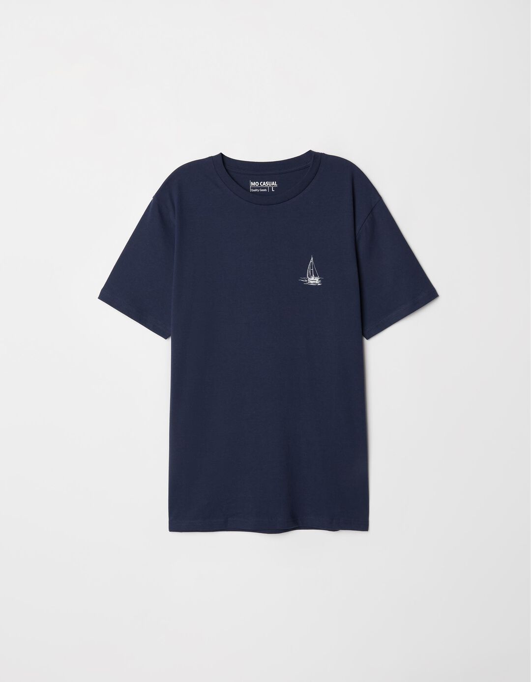 T-shirt Estampado, Homem, Azul Escuro